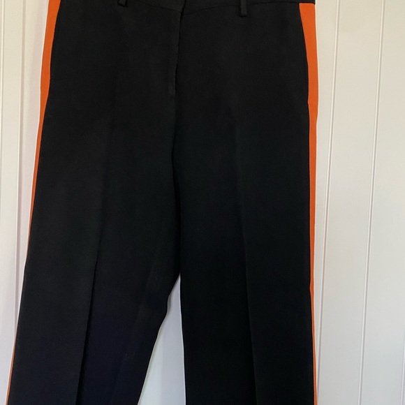 Made in Italy Black with Orange Stripe Tux Trouser - Picture 2 of 13